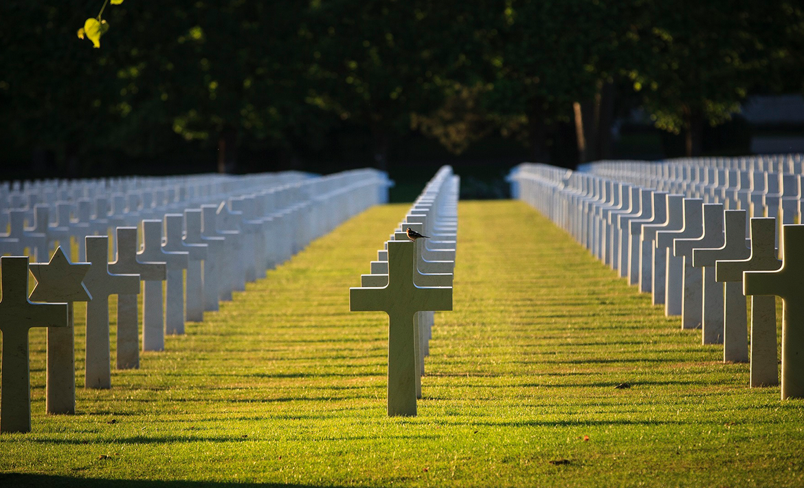 Graves at Meuse-Argonne American Cemetery