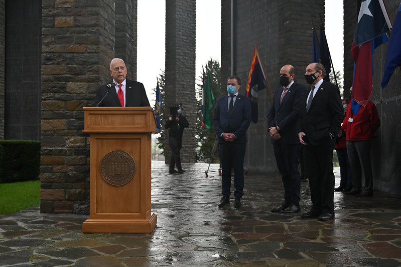 Battle of the Bulge Monument - 2020 ceremony (01)