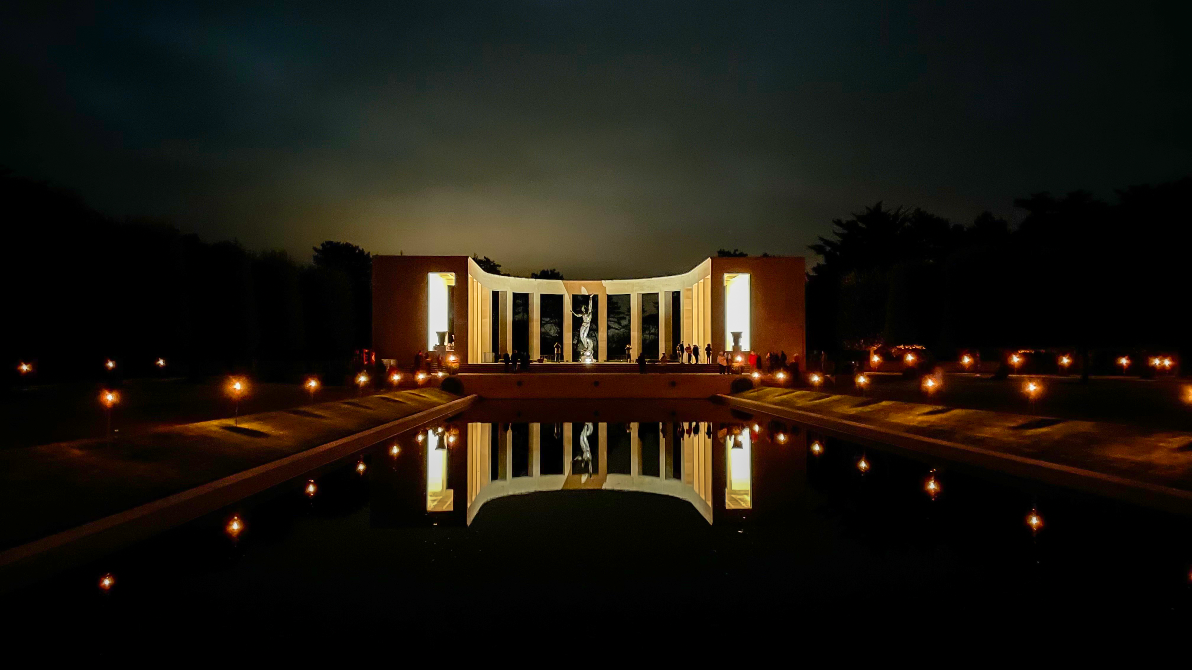 Luminary at Normandy American Cemetery