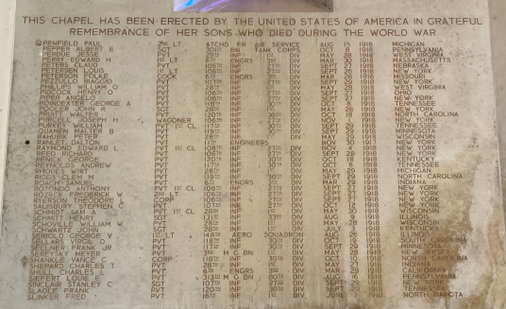 1Lt. George V. Seibold whose name is on the Wall of the Missing at SOAC was the son of one of the founders of the Goldstar Mothers.  Credits: ABMC