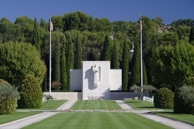 Picture of Rhone American Cemetery. Credits: American Battle Monuments Commission/ Robert Uth. 