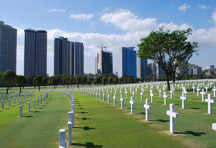 Headstones at Manila American Cemetery