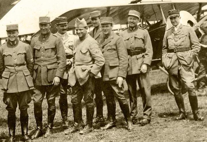 Lafayette Escadrille group photograph