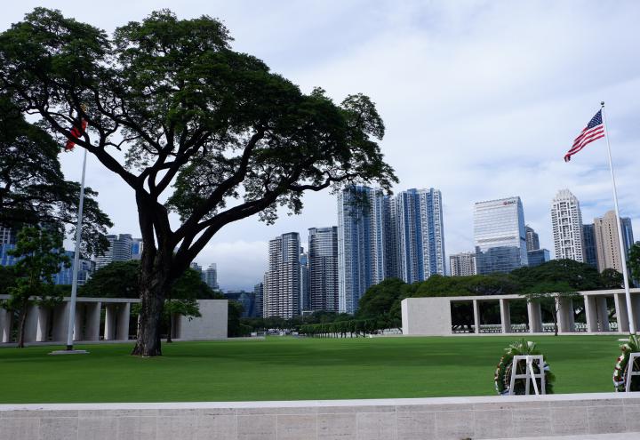 2022 Veterans Day ceremony at Manila American Cemetery, Philippines