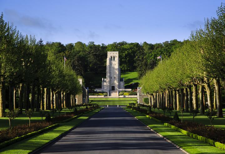 Entrance gate at Aisne-Marne American Cemetery