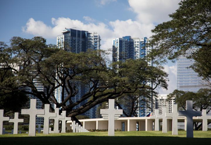 Manila American Cemetery Lithograph