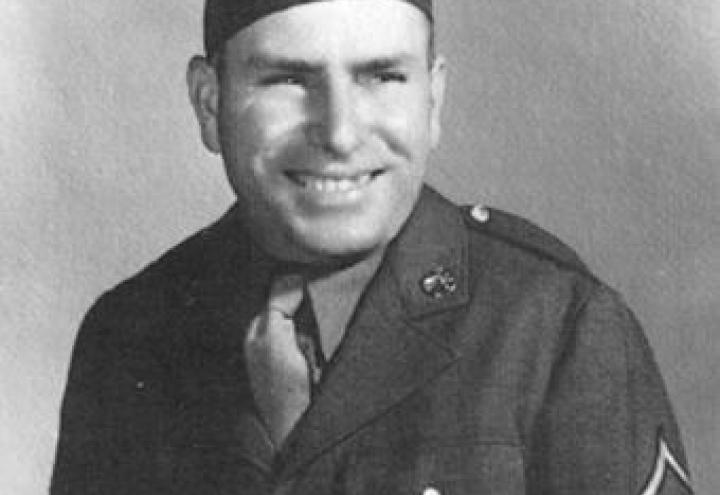 Pfc. Charley Havlat in uniform.