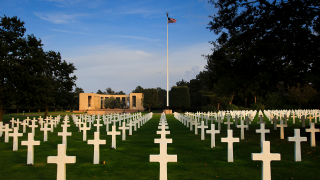 Normandy American Cemetery video