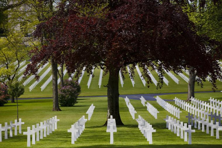 Headstones at Lorraine American Cemetery