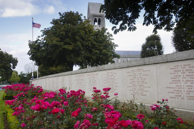 Brittany American Cemetery: Tablets of the Missing